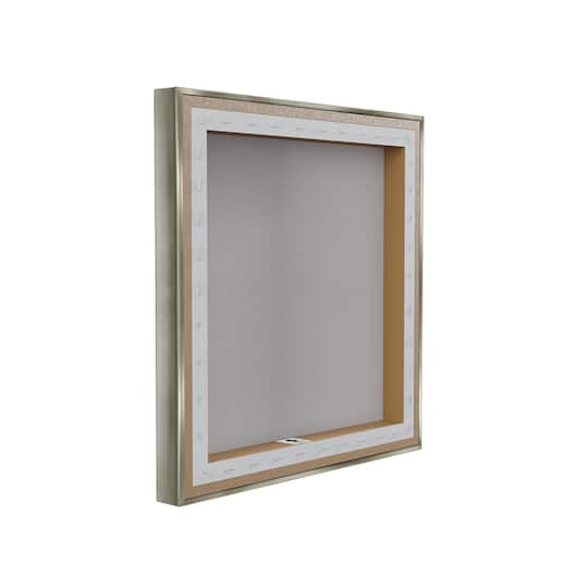 Stupell Industries Whimsical Spring Bunny Floating Frame Wall Art